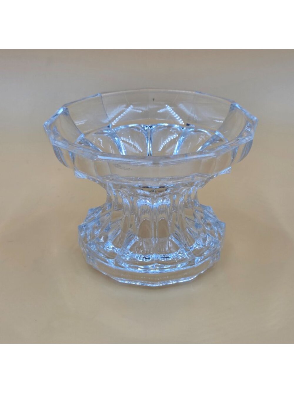 Shannon Crystal Godinger Heart Hurricane Candle Holders Set of 2 Lead Crystal - Picture 6 of 8